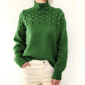Damen Strickpullover elegant warm weich geschnitten – Callie