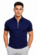 Poloshirt Herren mit Reißverschluss – Klassisch, Elegant, Freizeit – Tom