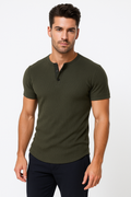 Henley-Shirt für Herren – Kurzarm, Sommer, Bequem & Elegant | Hansel