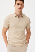 Poloshirt Herren mit Reißverschluss – Klassisch, Elegant, Freizeit – Tom