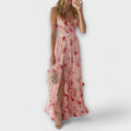 Elegantes Blumenkleid mit verstellbaren Trägern – Noriva