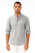 Herrenhemd Sommer Slim Fit Atmungsaktiv Elegant – Lennaro