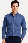 Klassisches Herrenhemd Langarm Elegant Bequem – Maderno