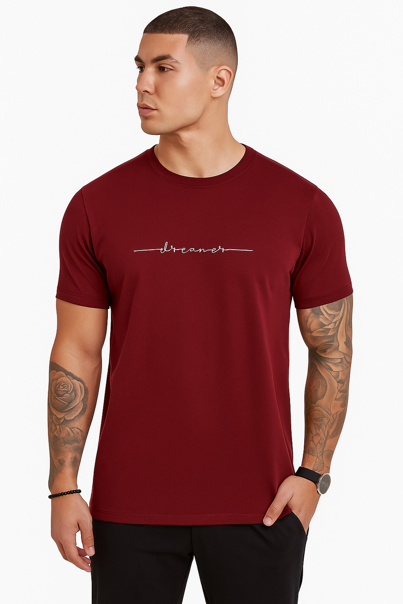 Herren Basic T-Shirt – Elegant, Alltagstauglich, Moderner Look - Revino