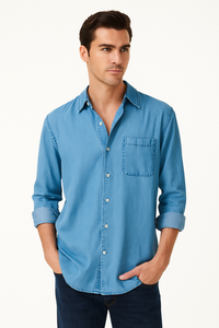 Jeanshemd für Herren mit Slim-Fit und Stil – Lukas