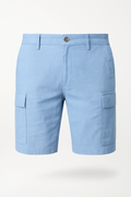 Leinenshorts Herren Weiß Sommerlook leicht – Matteo