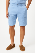 Leinenshorts Herren Weiß Sommerlook leicht – Matteo