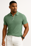 Klassisches Herren-Polohemd mit Stretch-Komfort – Elvoro