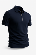 Poloshirt Herren mit Reißverschluss – Klassisch, Elegant, Freizeit – Tom