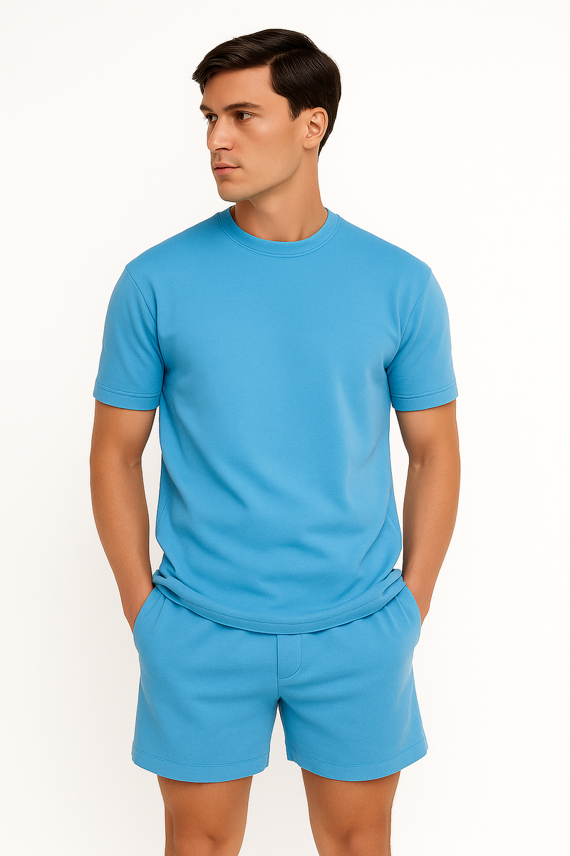 Lässiges Herren-Shorts-Set mit Oversize-Shirt – Jared