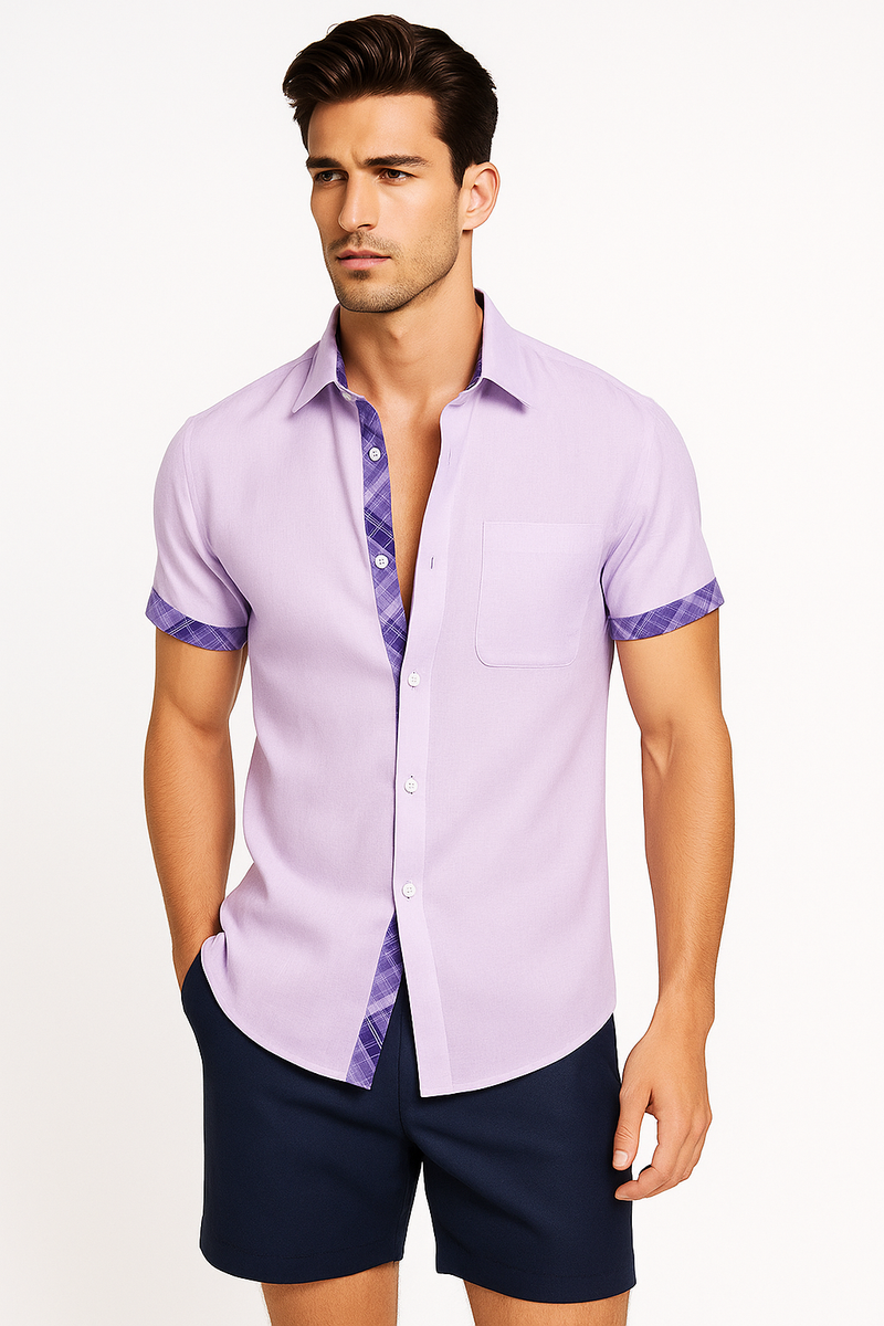 Herren Leinenhemd Sommer Blau Atmungsaktiv – Merivo