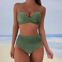 Bikini Damen High Waist Push-Up Figurformend Elegant – Perivana