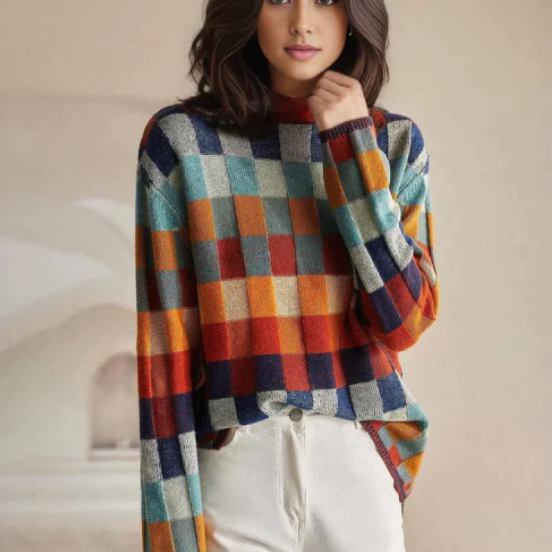 Damen Rollkragenpullover Kaschmir Weich Elegant Nachhaltig - Alina