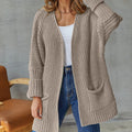 Langer Damen Cardigan mit elegantem Schnitt – Seraphia