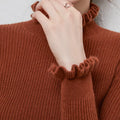 Weicher Winterpullover für Damen mit Fransen – Isabella