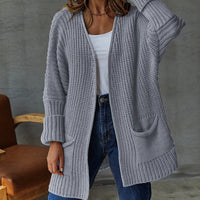 Langer Damen Cardigan mit elegantem Schnitt – Seraphia