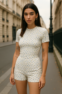 Luftiges Sommer-Set mit Shorts für Damen – Flora