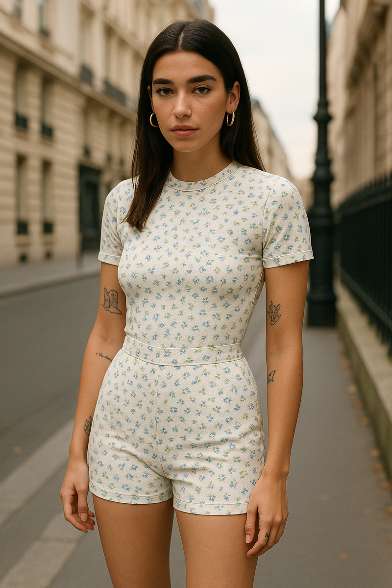 Luftiges Sommer-Set mit Shorts für Damen – Flora