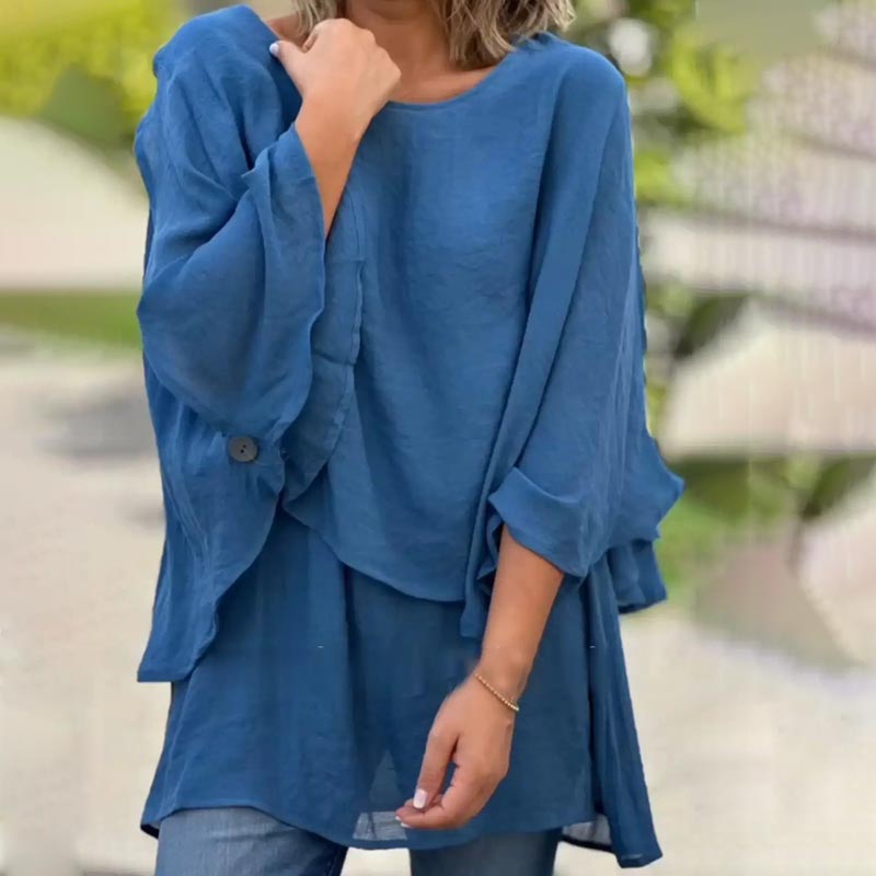 Bluse Damen Luftig Locker Lässig Elegant – Nora
