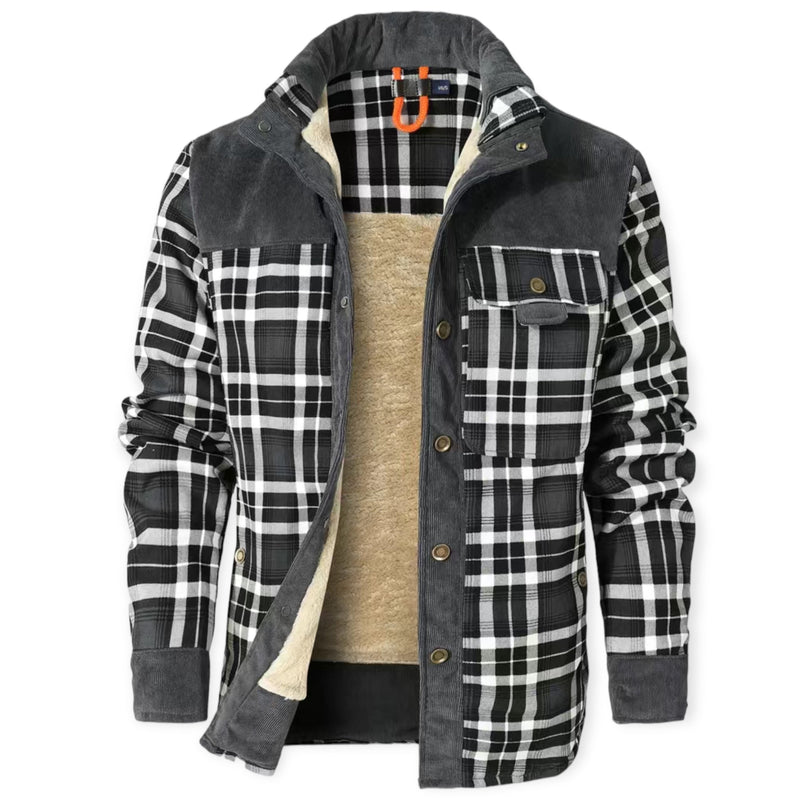 Warme Herrenweste mit Fleece für kalte Tage – Viktor