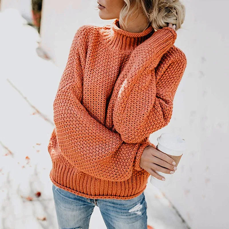 Eleganter Damen Rollkragenpullover - Emma