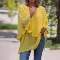 Bluse Damen Luftig Locker Lässig Elegant – Nora