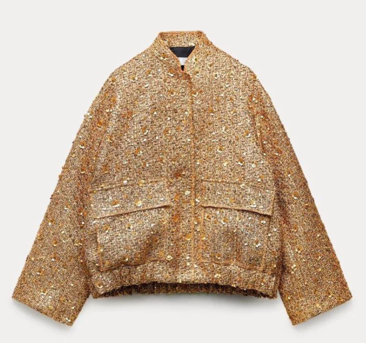 Glamouröse Damenjacke mit Pailletten – Valentina