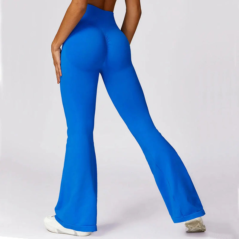 Flared Yoga-Leggings High-Waist & Nahtlos für Damen – Lena