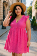 Besticktes Damen-Sommerkleid mit luftiger Passform – Emilia