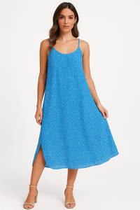 Lässiges Sommerkleid mit Spaghetti-Trägern – Alina