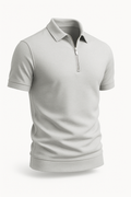Modisches Herren-Poloshirt mit Reißverschluss – Nico