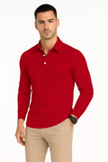 Langarm-Poloshirt Herren – Stilvoll & Bequem für den Alltag – Gideon