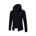 Herren Strickjacke Winter Warm Kapuze Baumwolle – Tavion