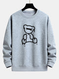 Damen Sweatshirt mit Bären-Design und Komfort – Bear