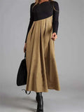 Damen Kleid Elegant Bequem Figurbetont Alltag – Salina