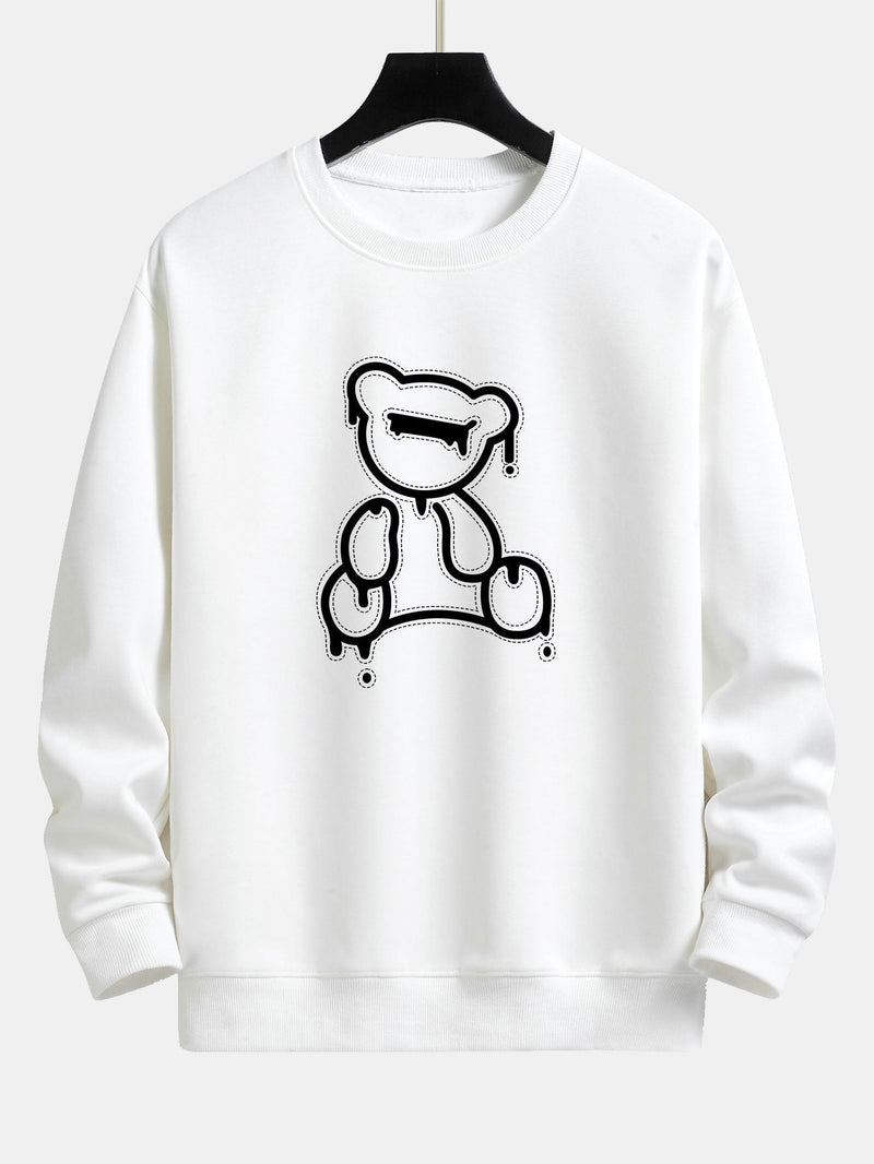 Damen Sweatshirt mit Bären-Design und Komfort – Bear