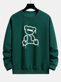 Damen Sweatshirt mit Bären-Design und Komfort – Bear