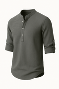 Herrenhemd Sommer Slim Fit Atmungsaktiv Elegant – Lennaro