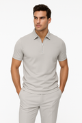 Modisches Herren-Poloshirt mit Reißverschluss – Nico