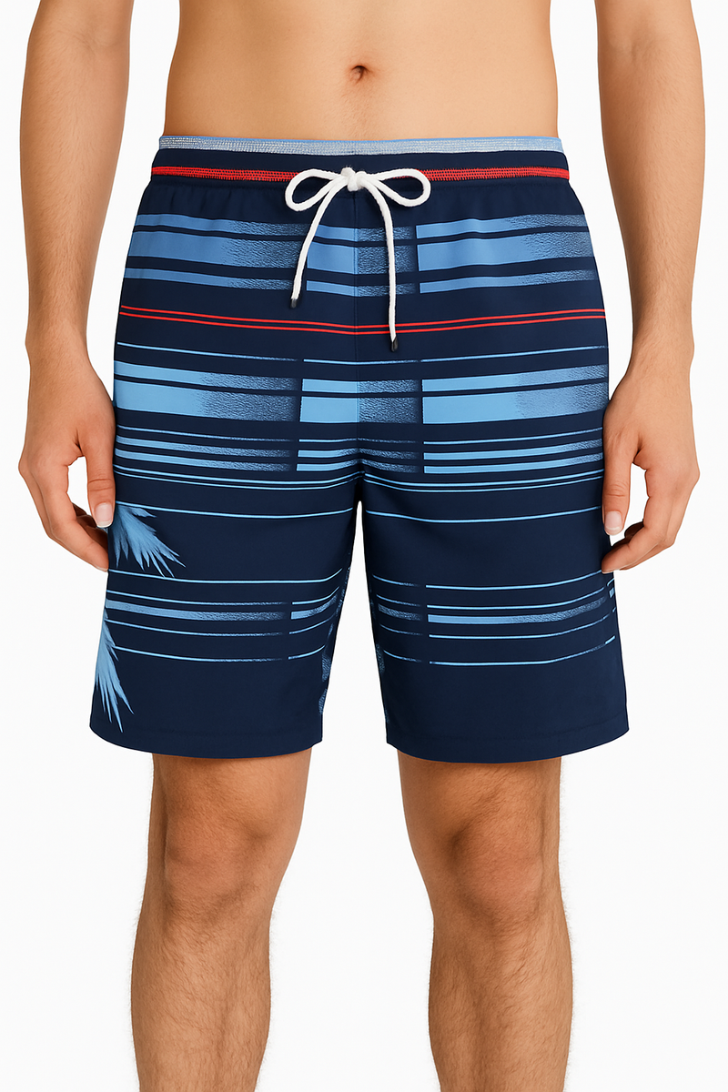 Herren-Badeshorts mit klassischer Passform – Luca