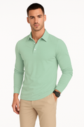 Langarm-Poloshirt Herren – Stilvoll & Bequem für den Alltag – Gideon