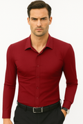 Schwarzes Herrenhemd Slim Fit für elegante Anlässe – Isidor