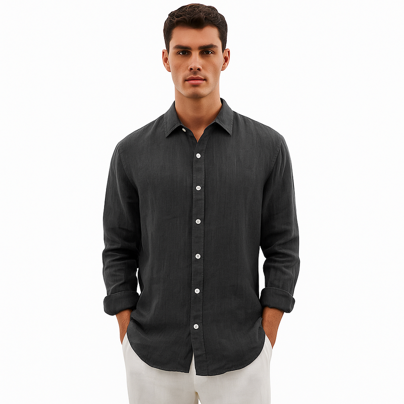 Leichtes Herren-Sommerhemd, atmungsaktiv, Slim Fit – Norwind