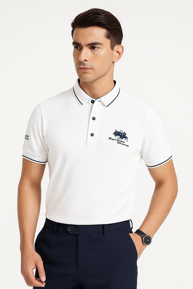 Poloshirt für Herren mit edlem Look – Jonas