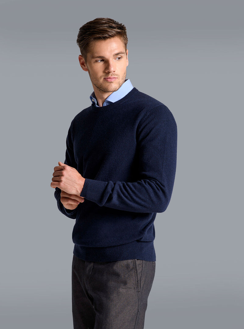 Hochwertiger Kaschmirpullover für Herren – Oliver