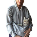 Kuscheliger Katzen-Hoodie mit integriertem Schlafplatz – PurrNest