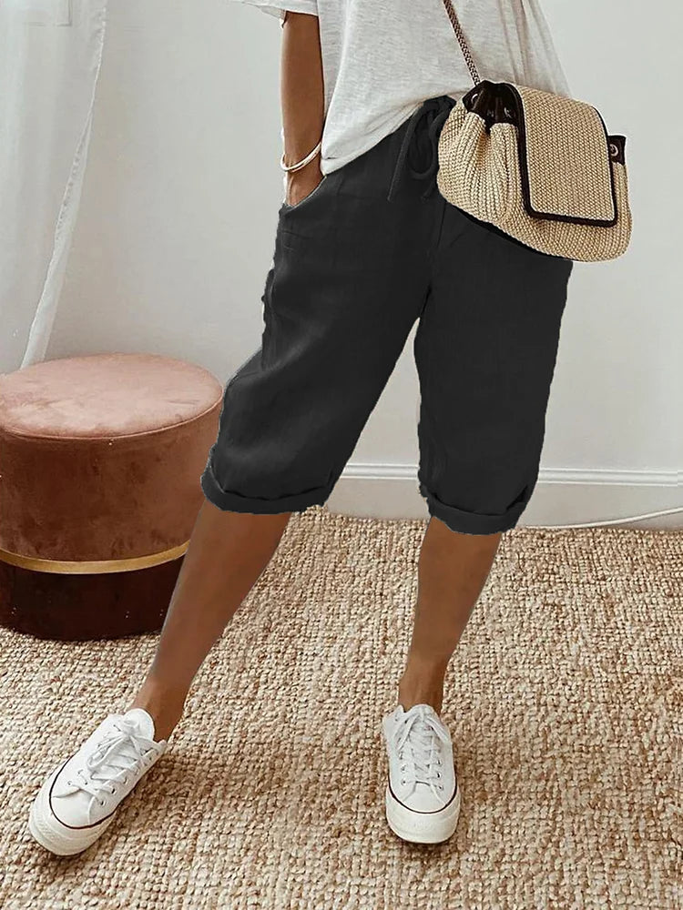 Damen Shorts Sommer Locker Bequem Elegant – Kelyra
