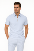 Modisches Herren-Poloshirt mit Reißverschluss – Nico