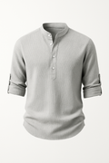 Herren Sommerhemd Slim Fit Baumwolle Atmungsaktiv – Reinhard