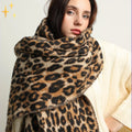 XL-Wollschal mit Leopardenmuster – warm & stylisch – Alessia